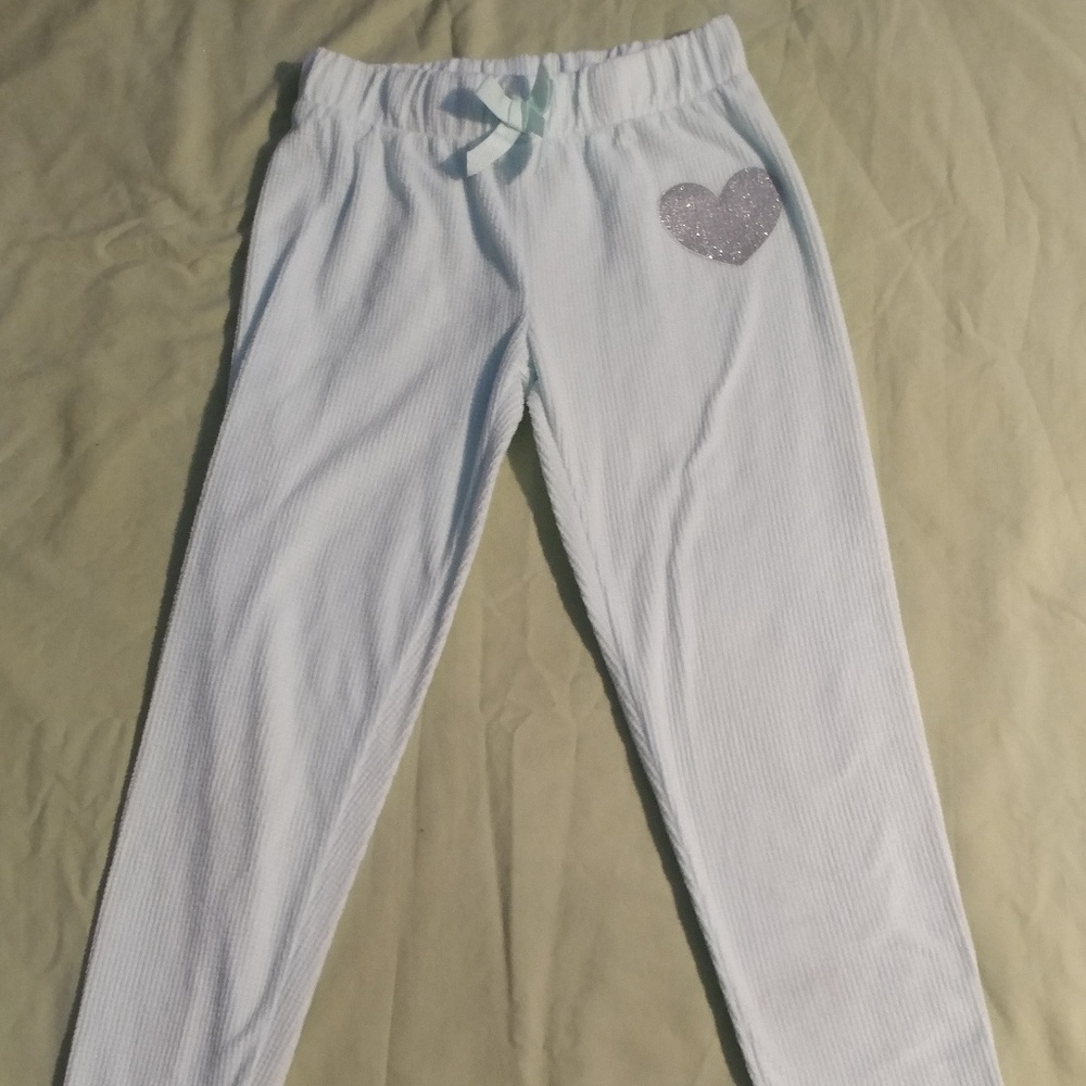 Kensie Girl brand Heart decal Pajama Bottom M 7/8